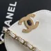 Chanel 26S Kelly Quilted Lambskin Top Handle Bag, 13 x 19 x 7 cm #B63215