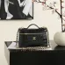 Chanel 5346 Small Vanity Bag Crocodile Embossed Calfskin Gold Chain 19cm #A67472