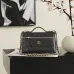 Chanel 5346 Small Vanity Bag Crocodile Embossed Calfskin Gold Chain 19cm #A67472