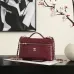 Chanel 5346 Small Vanity Bag Crocodile Embossed Calfskin Gold Chain 19cm #A67472
