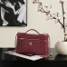 Chanel 5347 Medium Vanity Bag Crocodile Embossed Calfskin Gold Chain 23cm #A67471