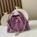 Chanel 5631 Mini Suede Hobo Bag Gold CC Chain Underarm Shoulder Designer Handbag #B65962