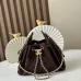 Chanel 5631 Mini Suede Hobo Bag Gold CC Chain Underarm Shoulder Designer Handbag #B65962