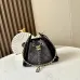 Chanel 5631 Mini Suede Hobo Bag Gold CC Chain Underarm Shoulder Designer Handbag #B65962