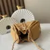 Chanel 5631 Mini Suede Hobo Bag Gold CC Chain Underarm Shoulder Designer Handbag #B65962