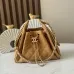 Chanel 5631 Mini Suede Hobo Bag Gold CC Chain Underarm Shoulder Designer Handbag #B65962