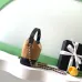 Chanel AP5277 Two Tone Suede Lunch Box Crossbody Bag Gold CC Chain Shoulder Handbag #B65968