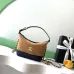 Chanel AP5277 Two Tone Suede Lunch Box Crossbody Bag Gold CC Chain Shoulder Handbag #B65968