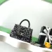 Chanel AS2215 Mini Coco Sequin Tweed Top Handle Bag Gold CC Chain Crossbody Handbag #B65967