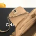 Chanel AS4416 Raffia Tassel Mini Top Handle Bag Gold CC Chain Crossbody Handbag #B65966