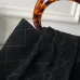 Chanel AS6022 Suede Bucket Bag with Tortoise Handle 18x24x12cm #B64999