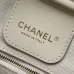 Chanel AS6211 Suede Quilted Boston Doctor Bag Gold CC Top Handle Shoulder Handbag #B65965