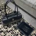 Chanel AS6288 26S Two Tone Barrel Bag Caviar & Shearling Gold CC Top Handle Handbag #B65961