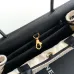Chanel AS6288 26S Two Tone Barrel Bag Caviar & Shearling Gold CC Top Handle Handbag #B65961