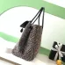 Chanel AS6289 26S Tweed Barrel Bag Vintage Gold CC Top Handle Leather Trim Handbag #B65964