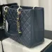 Chanel Black Caviar Gst In Gold Hardware #B49072