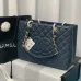 Chanel Black Caviar Gst In Gold Hardware #B49072