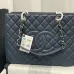 Chanel Black Caviar Gst In Gold Hardware #B49072