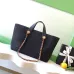 Chanel Black Felt Tote Quilted  Soft Textured  Calfskin Handle Metallic Chain #B60134
