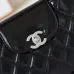 Chanel Black Quilted Aged Calfskin Mini Kelly Bag Aged Gold Hardware #B49049