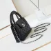 Chanel Black Quilted Aged Calfskin Mini Kelly Bag Aged Gold Hardware #B49049