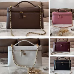 Chanel Caviar Leather Top Handle Bag For Women AP6563 29cm×18cm×5.5cm #A69477