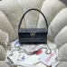 Chanel Croc Emboss Bowling Handbag AP5384 11×23×12.5cm #B67266