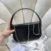 Chanel Croc Emboss Handle Hobo AS6425 16×26×2.5cm #B67261