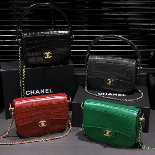 Chanel Croc Emboss Mini Handle Flap AS6424 14×19×5.5cm #B67271