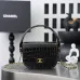Chanel Croc Leather Mini Handle Hobo Bag 6424 #B67267