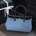 Chanel Denim Flap Barrel Bag AS6428 14×32×12cm #B67243