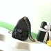 Chanel Hobo Shoulder Bag  Hippie Style Vintage Gold Coin Button Drawstring Bucket Bag #B59437