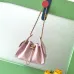 Chanel Hobo Shoulder Bag  Hippie Style Vintage Gold Coin Button Drawstring Bucket Bag #B59437