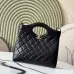 Chanel Kelly 31 Shopping Tote Black Calfskin size:32×30×9cm #B53859