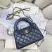 Chanel Kelly Top Handle Quilted Leather Bag 13x19x7cm #B64995