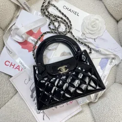 Chanel Kelly Top Handle Quilted Leather Bag 13x19x7cm #B64995