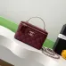 Chanel Lambskin Quilted Metal Small Top Handle Vanity Case #B50296