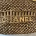 Chanel Mini 22 Bag Metallic Gold Macrame Calfskin Gold Hardware #B49042