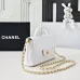 Chanel Mini Rectangular Flap with Top Handle Black Lambsk #B50104