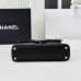 Chanel Mini Rectangular Flap with Top Handle Black Lambsk #B50104