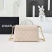 Chanel Mini Rectangular Flap with Top Handle Black Lambsk #B50104