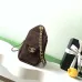 Chanel Mini Suede Bucket Bag  Retro Coin Button  Drawstring  Quilted  Classic Chain #B60133