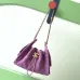 Chanel Mini Suede Bucket Bag  Retro Coin Button  Drawstring  Quilted  Classic Chain #B60133