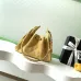 Chanel Mini Suede Bucket Bag  Retro Coin Button  Drawstring  Quilted  Classic Chain #B60133