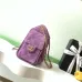 Chanel Mini Suede Bucket Bag  Retro Coin Button  Drawstring  Quilted  Classic Chain #B60133