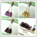 Chanel Mini Suede Bucket Bag  Retro Coin Button  Drawstring  Quilted  Classic Chain #B60133