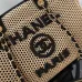 Chanel Natural Raffia Small Deauville Tote size:34cm #B53983