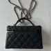 Chanel New Black Gold Cosmetic Bag #B50301