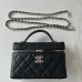 Chanel New Black Gold Cosmetic Bag #B50301