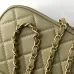 Chanel Quilted Mini Handbag With Top Handle And Gold Chain Strap size:11×20×8cm #B54333